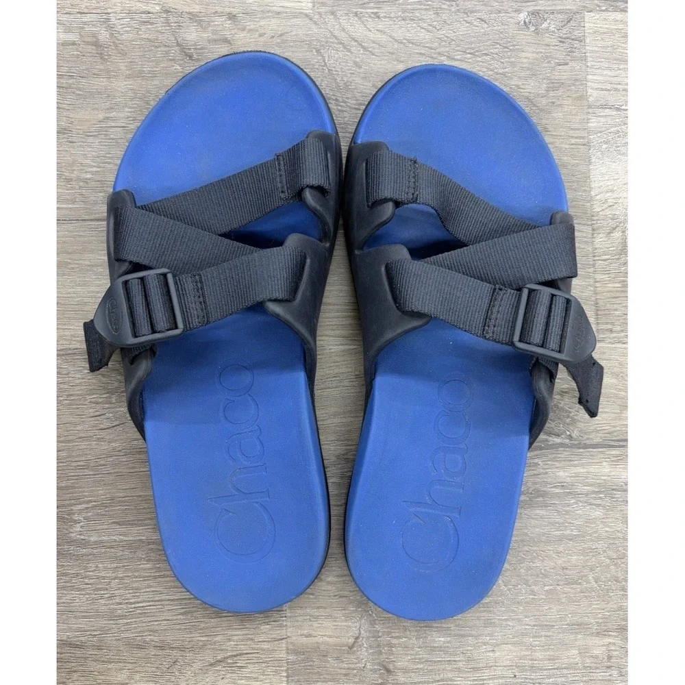 Chaco Chillos Slide Active Blue Comfort Sandal Men's US sizes 9